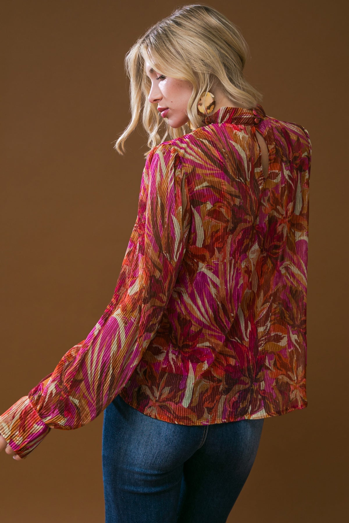 CRUSHING ON YOU WOVEN TOP Flying Tomato