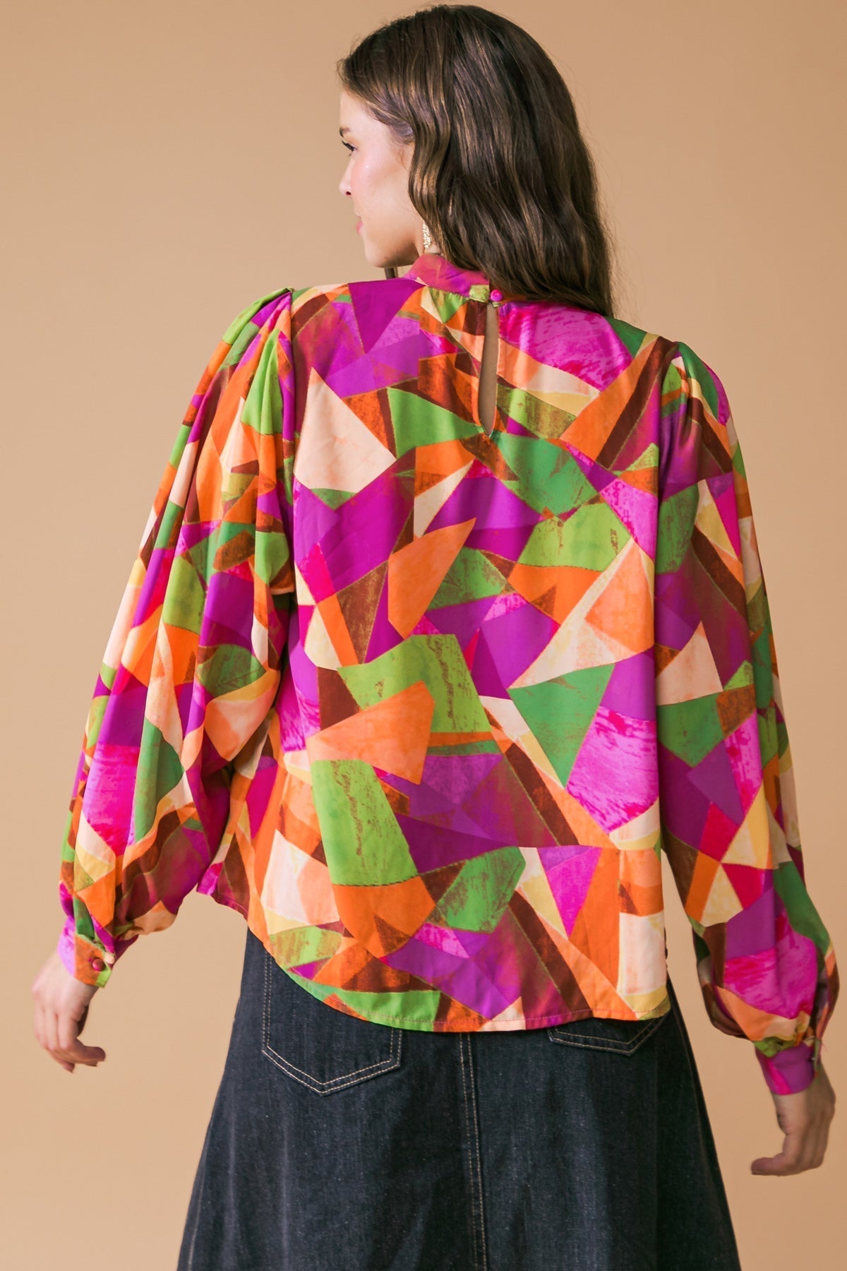 LOOKING AHEAD WOVEN TOP Flying Tomato