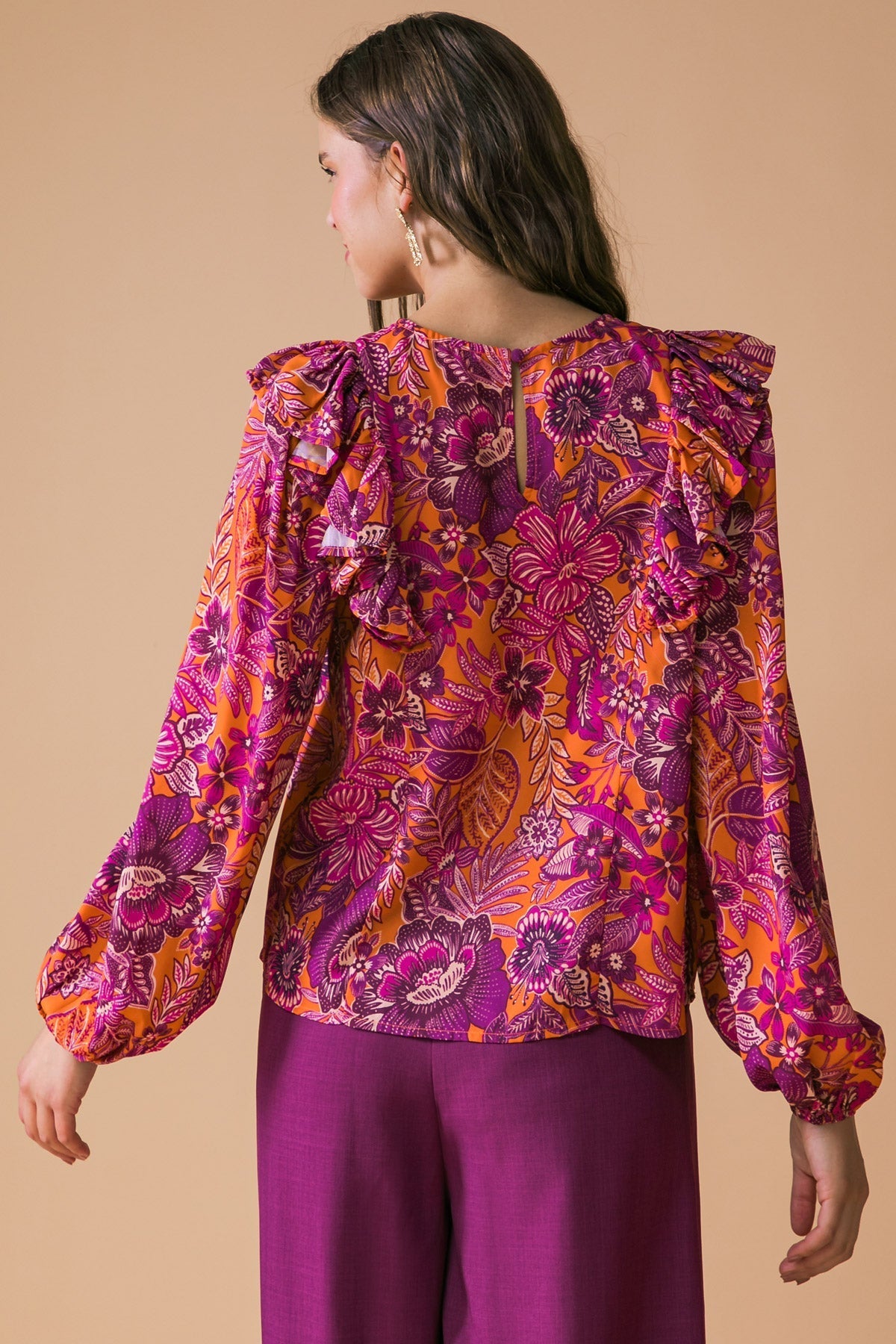 READY FOR WHAT'S NEXT WOVEN TOP Flying Tomato