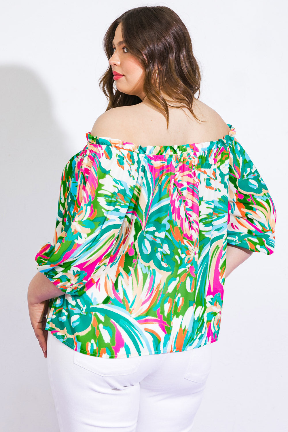 BRING GOOD ENERGY WOVEN TOP Flying Tomato