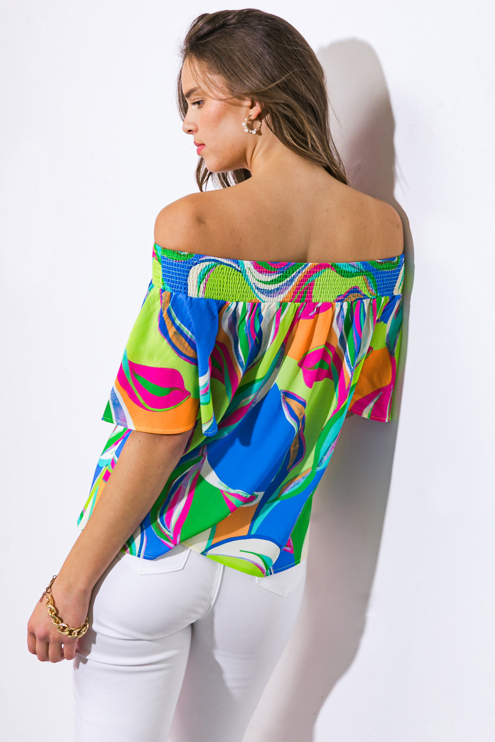 HOME OF THE FREE WOVEN TOP Flying Tomato