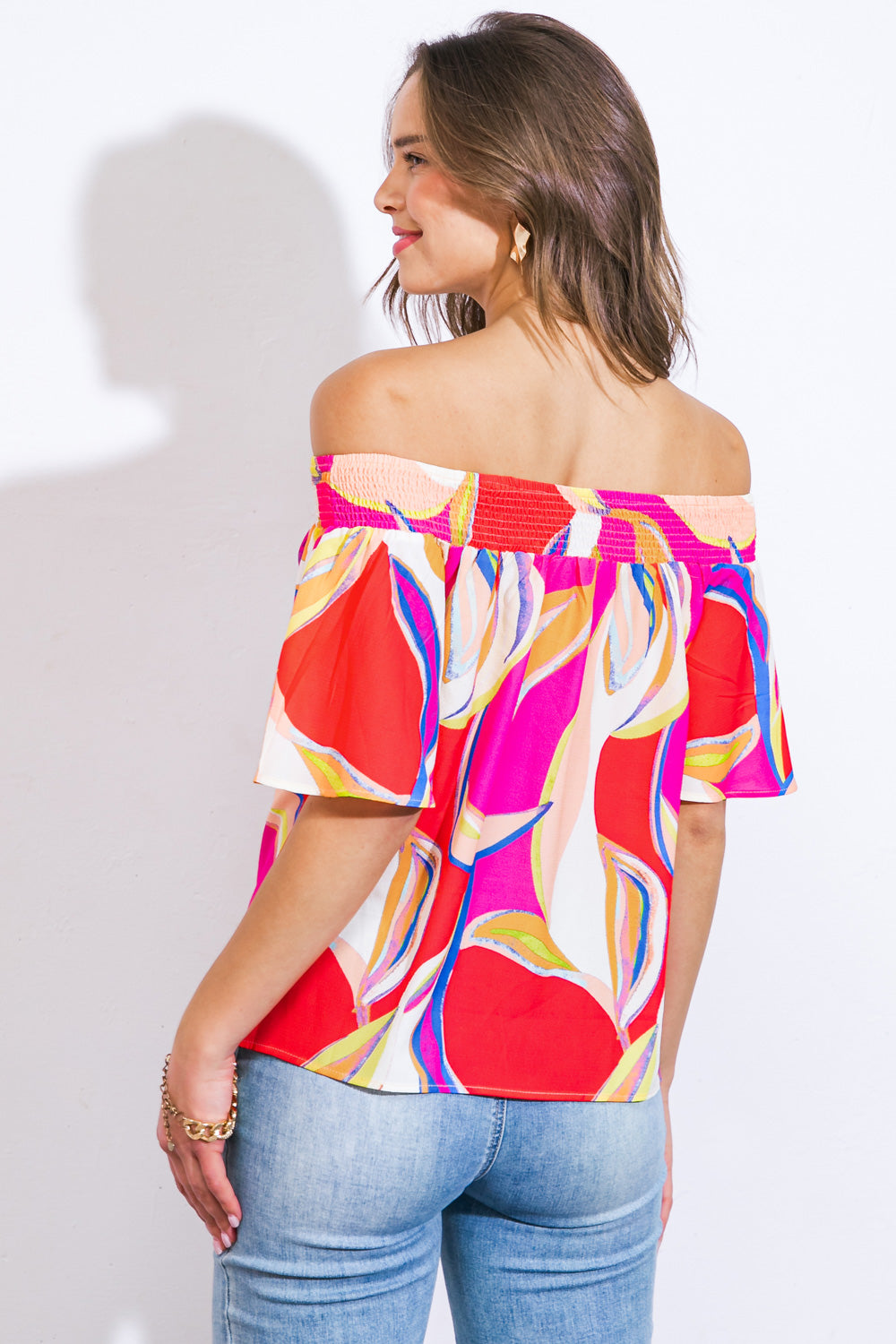 HOME OF THE FREE WOVEN TOP Flying Tomato