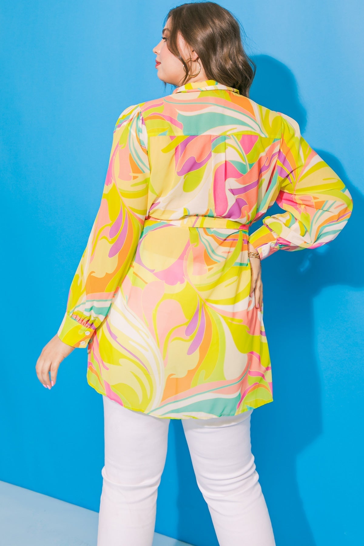 MAGIC ISLAND WOVEN TOP Flying Tomato