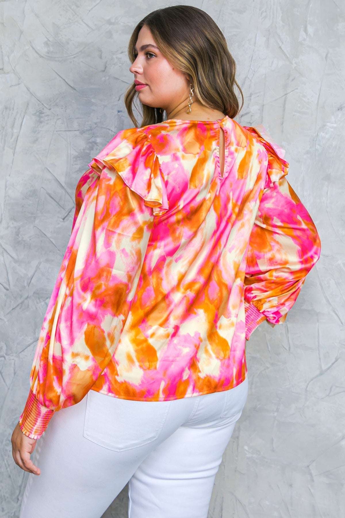 FEELING SPICE WOVEN TOP Flying Tomato