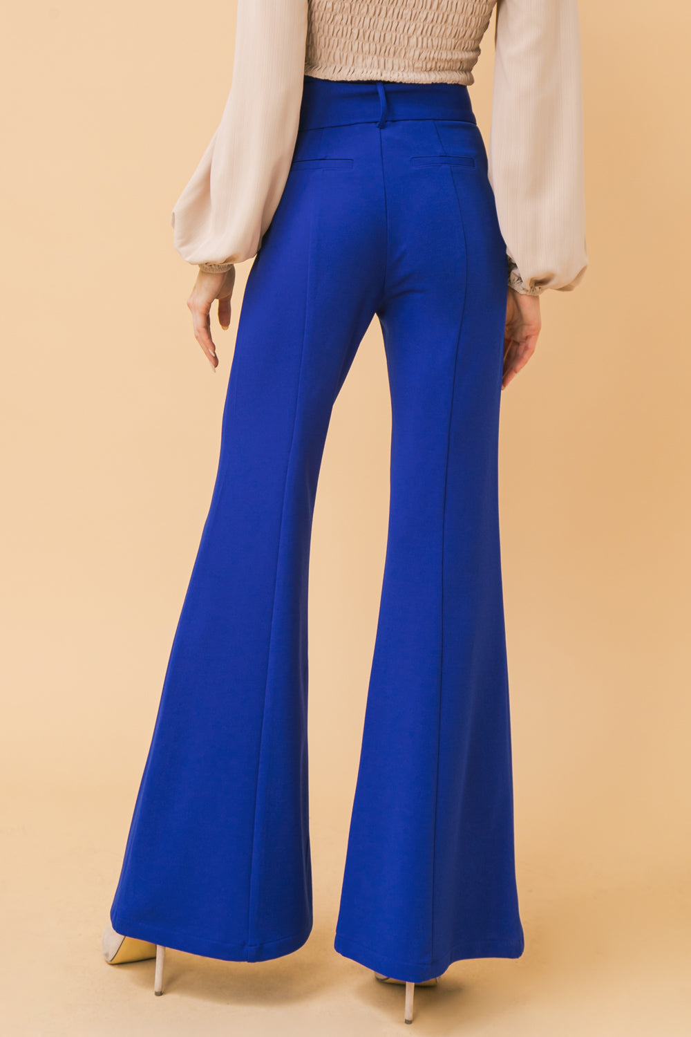 COUNTDOWN THE HOURS WOVEN FLARED PANTS Flying Tomato