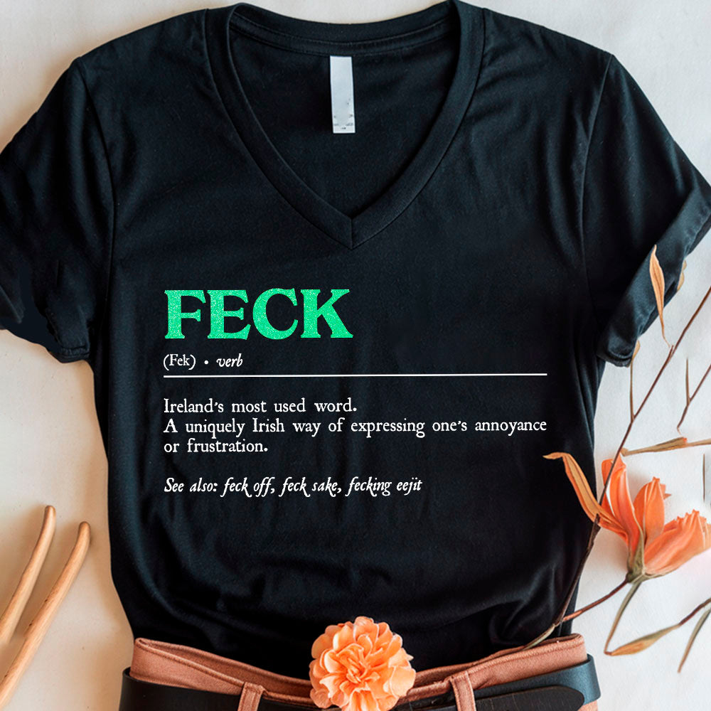 St. Patrick's Feck Definition Tees Adorb.co
