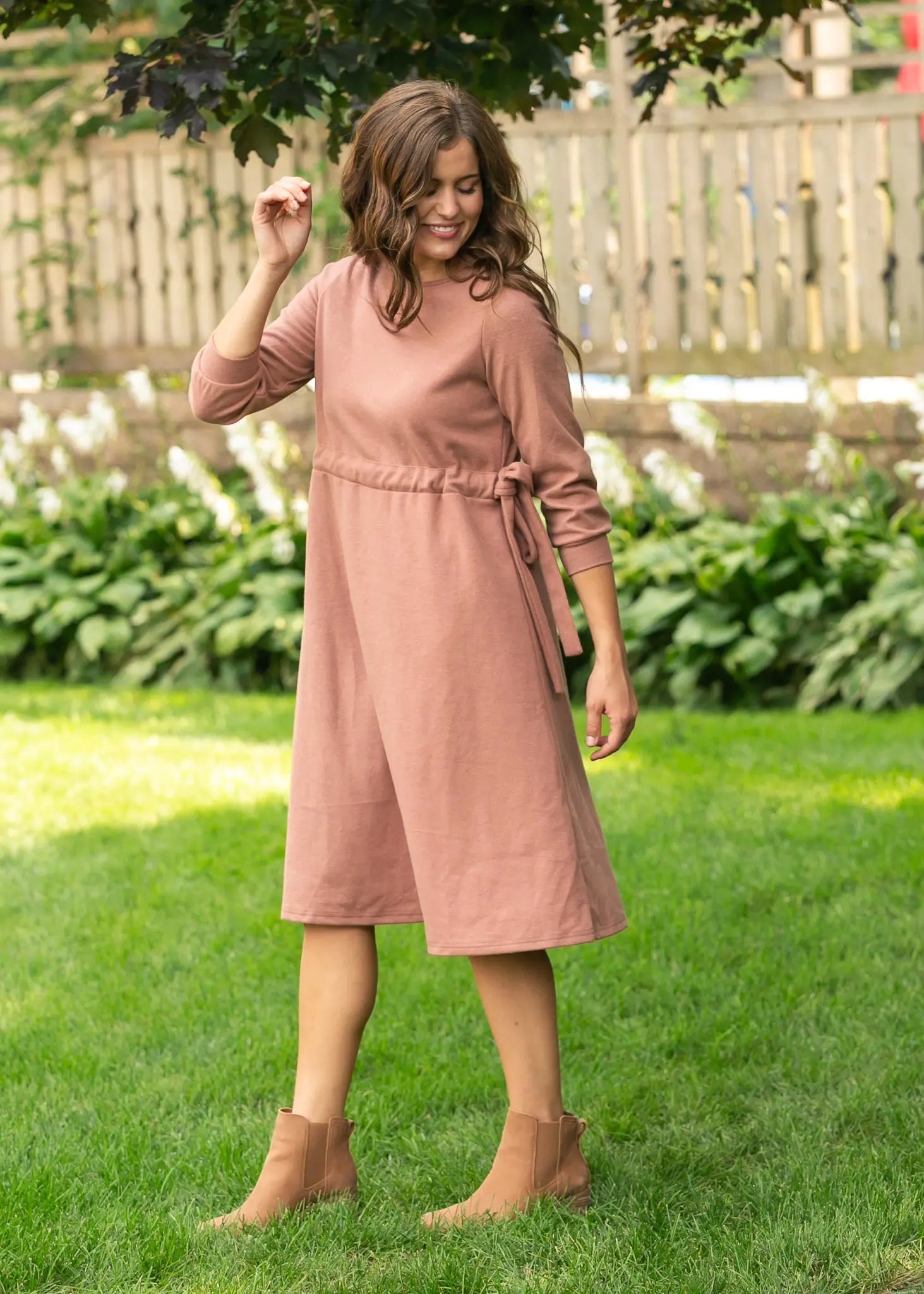 Blair Long Sleeve Midi Dress Inherit Co.