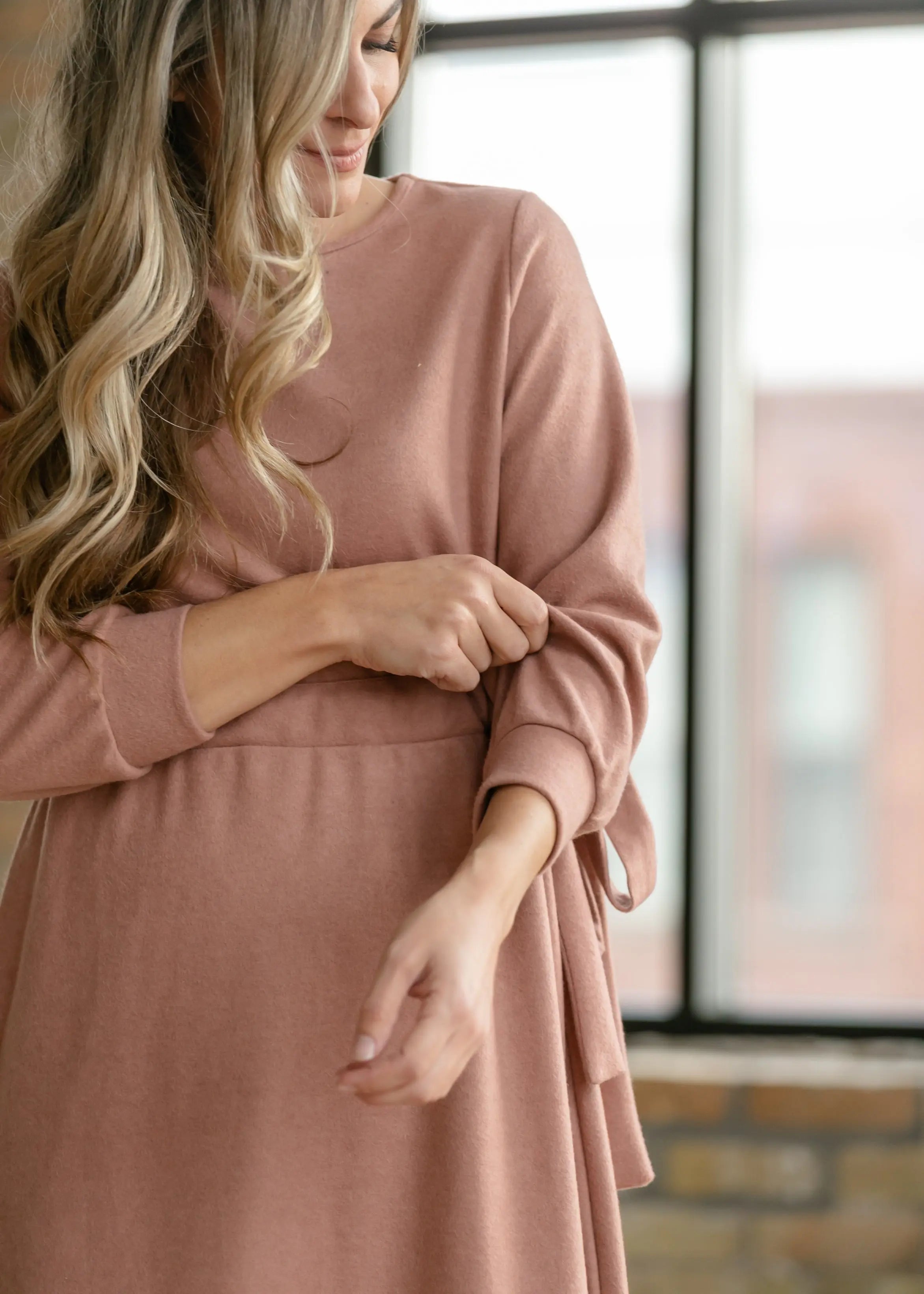 Blair Long Sleeve Midi Dress Inherit Co.