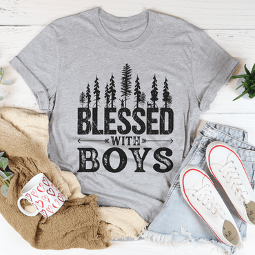 Blessed With Boys Tee