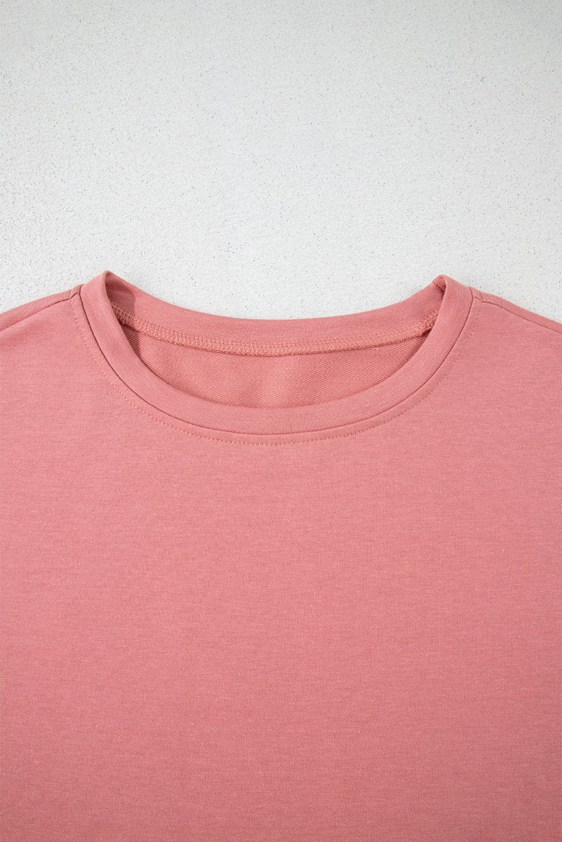 Blossom 2pcs Cropped Tee and Ruffle High Waist Skort Set - Love Salve 