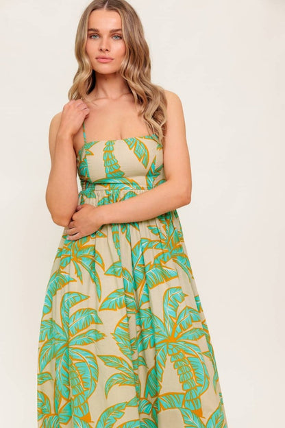 BLOSSOM SPELL WOVEN MAXI DRESS - Love Salve 
