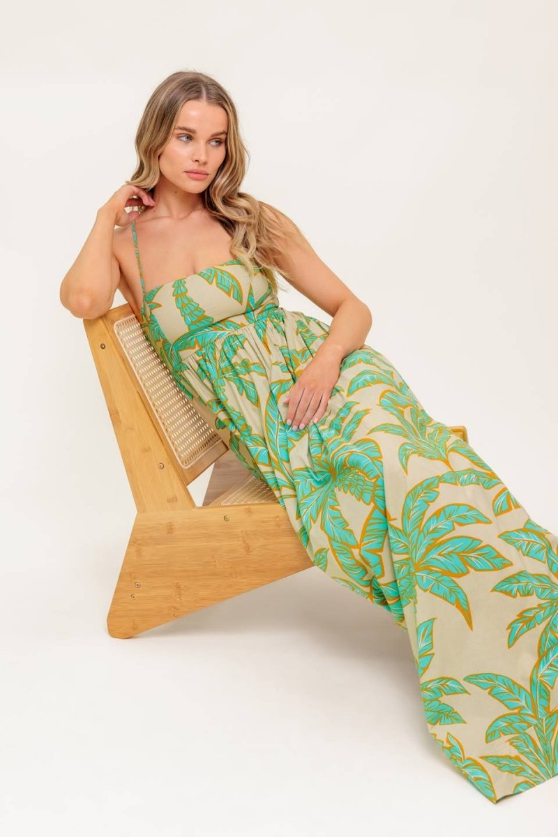 BLOSSOM SPELL WOVEN MAXI DRESS - Love Salve 
