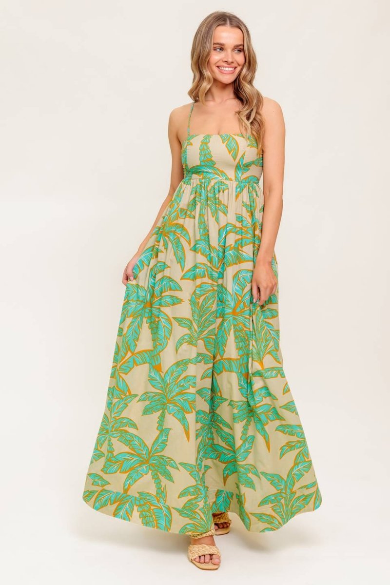 BLOSSOM SPELL WOVEN MAXI DRESS - Love Salve 