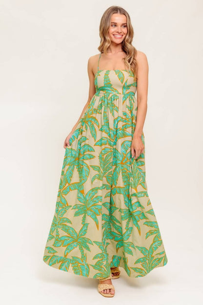 BLOSSOM SPELL WOVEN MAXI DRESS - Love Salve 