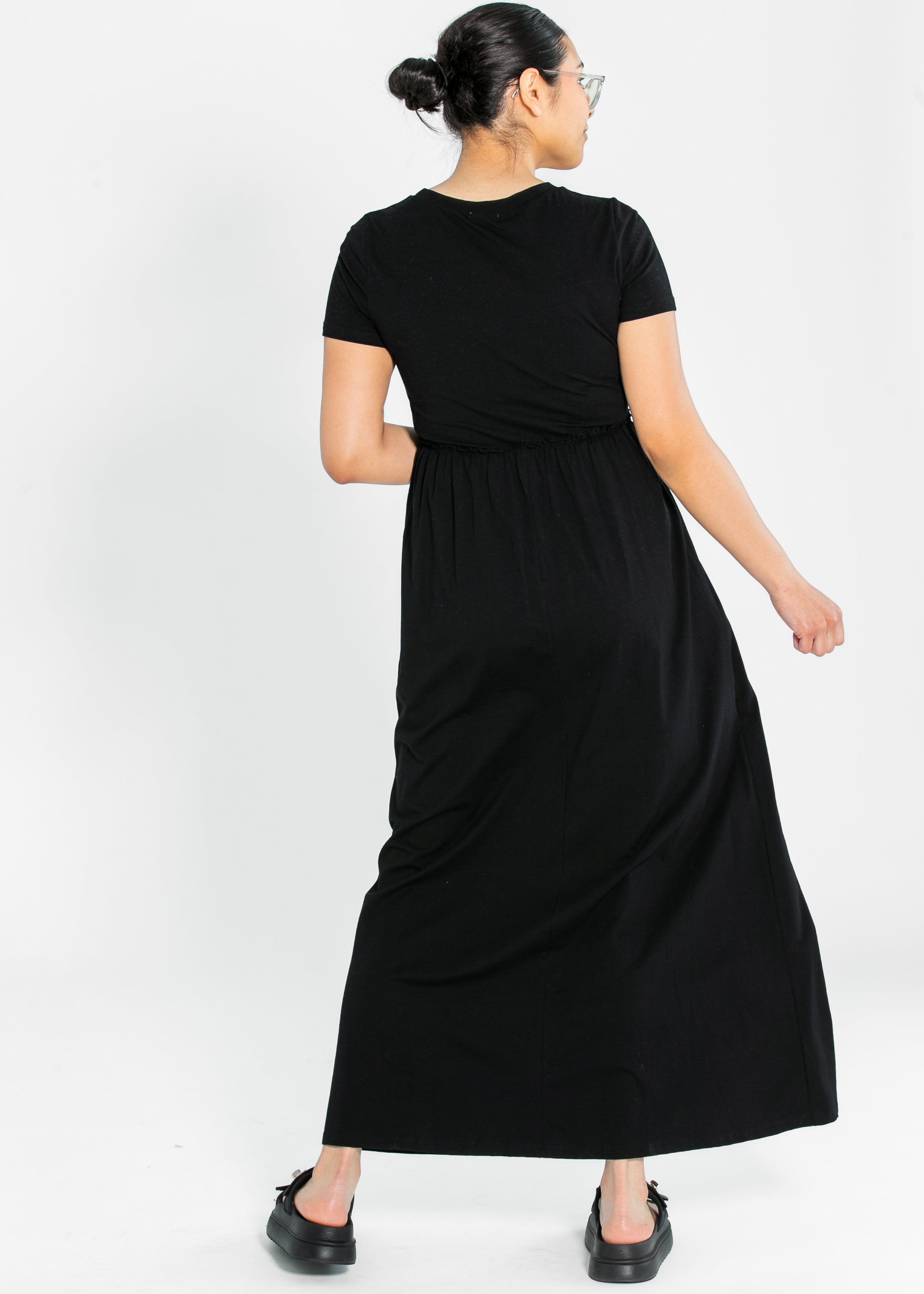 Brie Short Sleeve Maxi Dress - FINAL SALE Inherit Co.