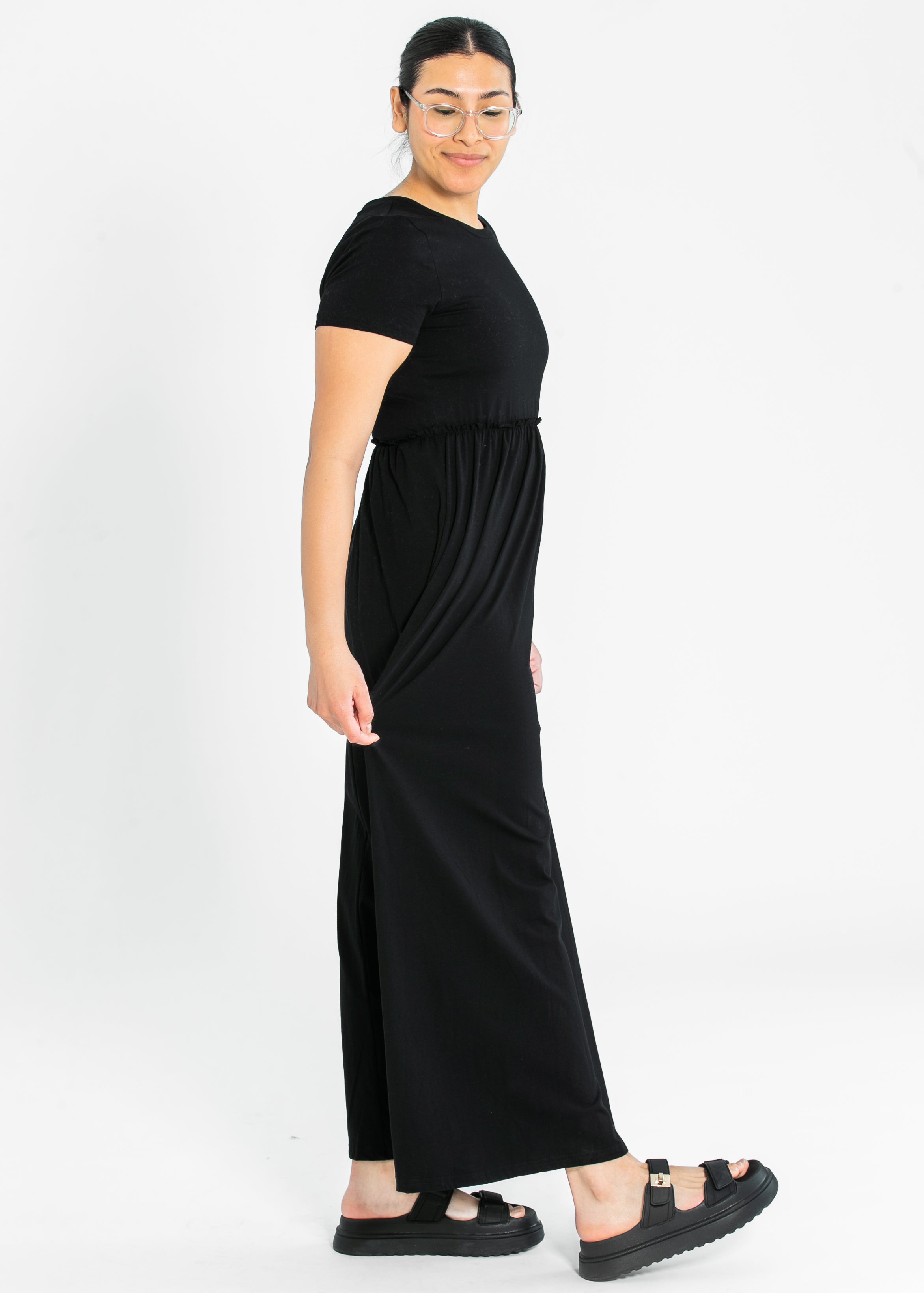 Brie Short Sleeve Maxi Dress - FINAL SALE Inherit Co.