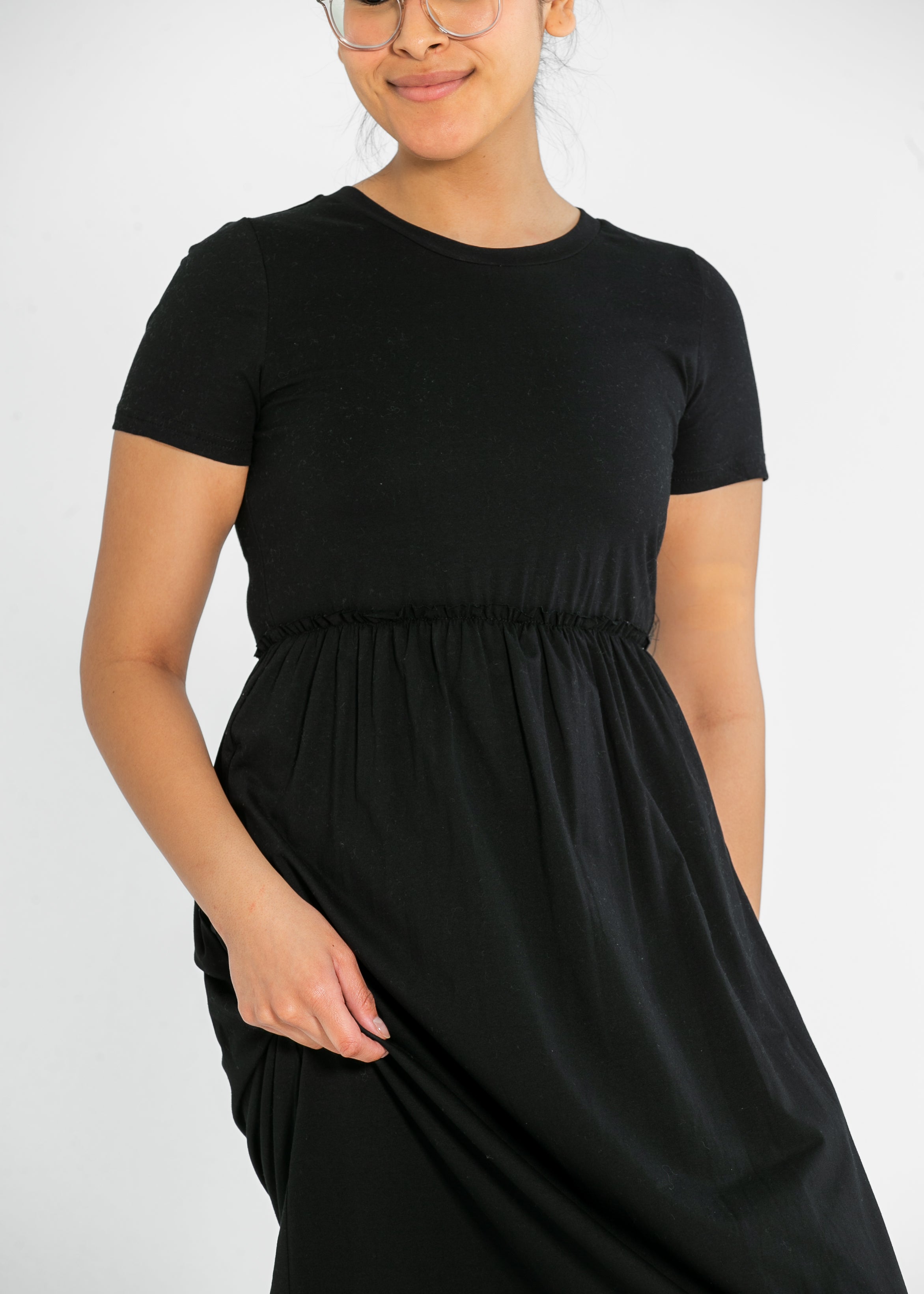 Brie Short Sleeve Maxi Dress - FINAL SALE Inherit Co.