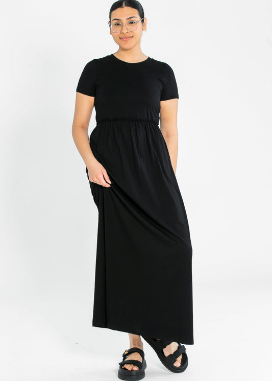 Brie Short Sleeve Maxi Dress - FINAL SALE Inherit Co.