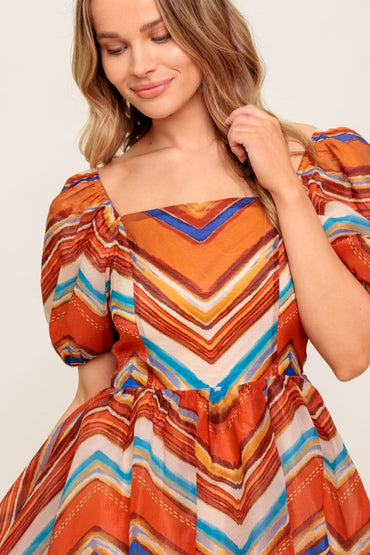 BRIGHT PERSONALITY WOVEN MIDI DRESS - Love Salve
