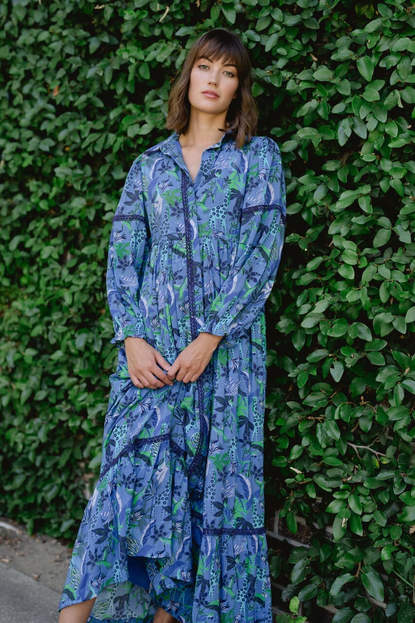 Alexi Maxi Dress- Blue Turq - Main product image Dresses by Briton Court