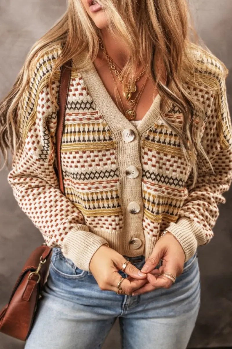 Button Down Long Sleeve Cardigan - Love Salve 