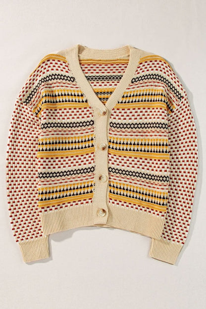 Button Down Long Sleeve Cardigan - Love Salve 