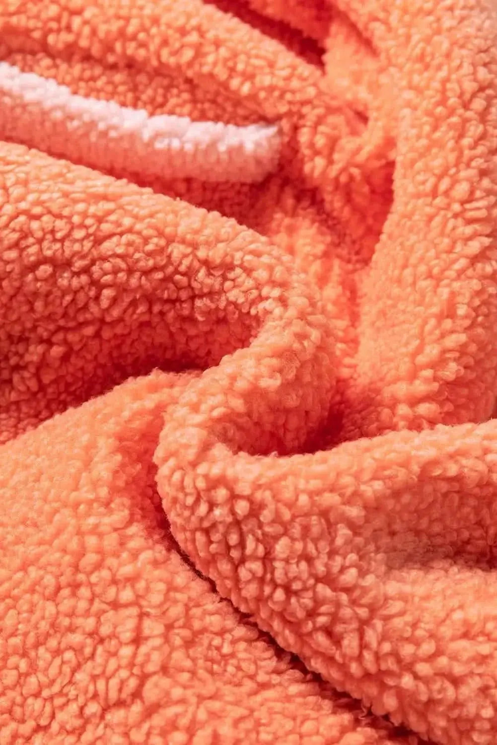 Contrast Half Zip Long Sleeve Sweatshirt - Love Salve 