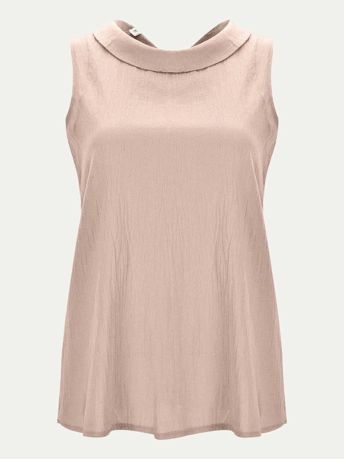 Full Size Round Neck Sleeveless Top.