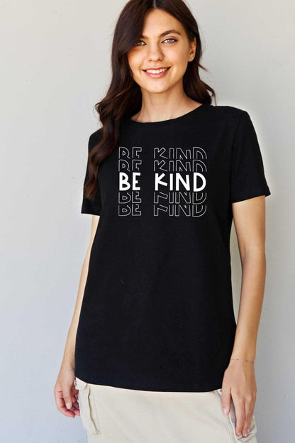 Simply Love Full Size BE KIND Graphic T-Shirt.