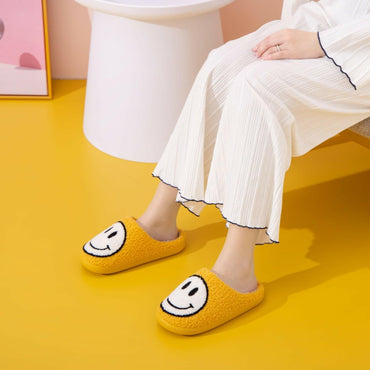 Melody Smiley Face Slippers.