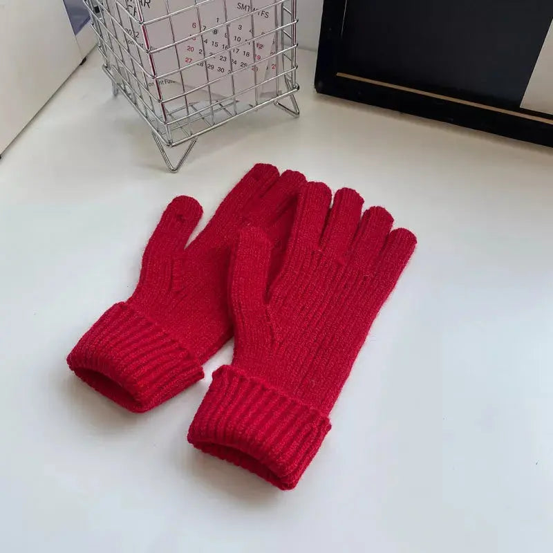 Warm Knitted Winter Gloves Simply Love