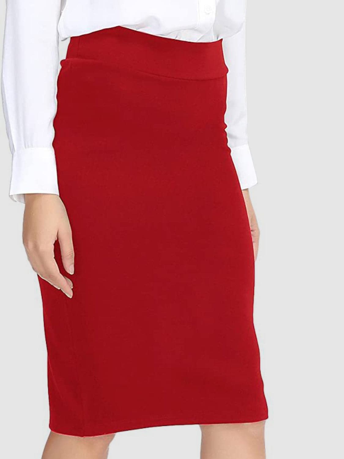 High Waist Wrap Skirt.