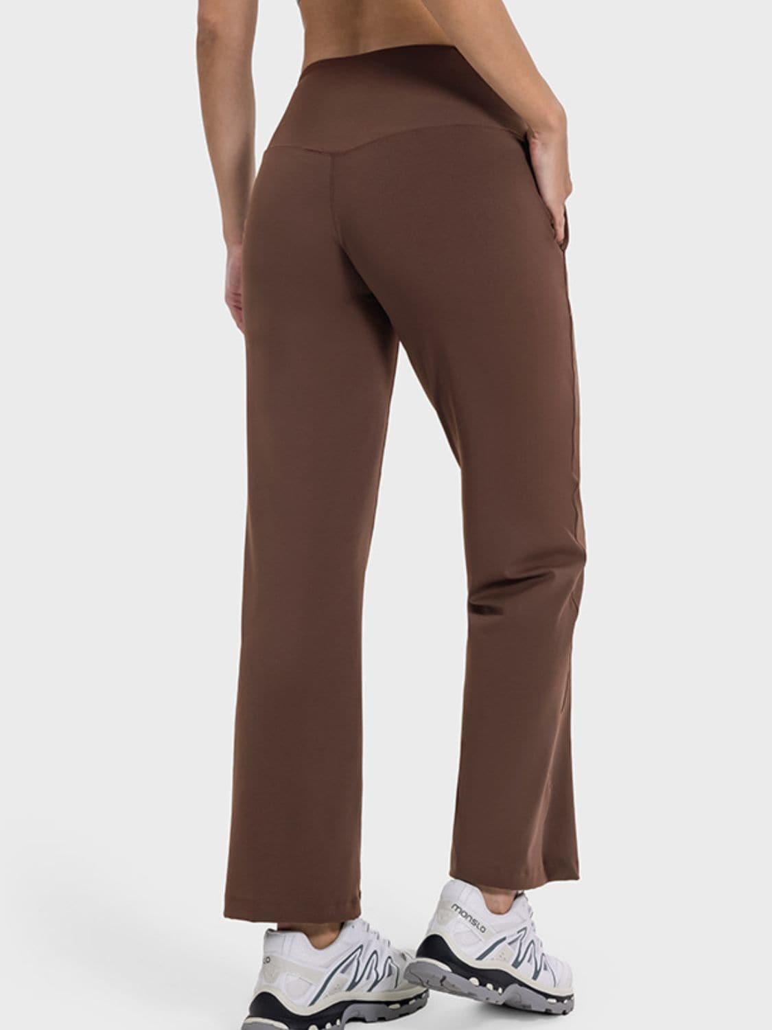 Pocketed High Waist Active Pants.