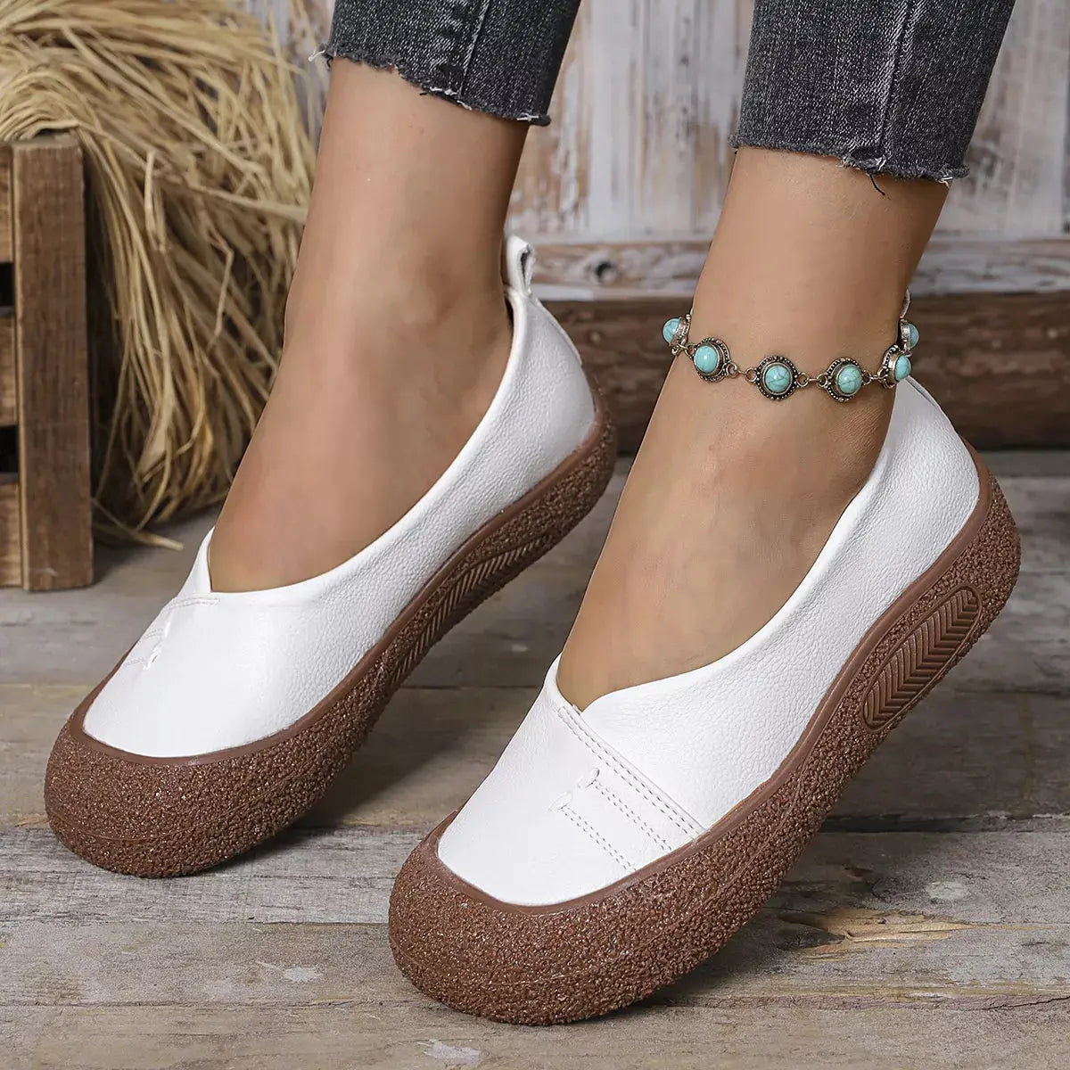 Round Toe Slip-Ons Simply Love