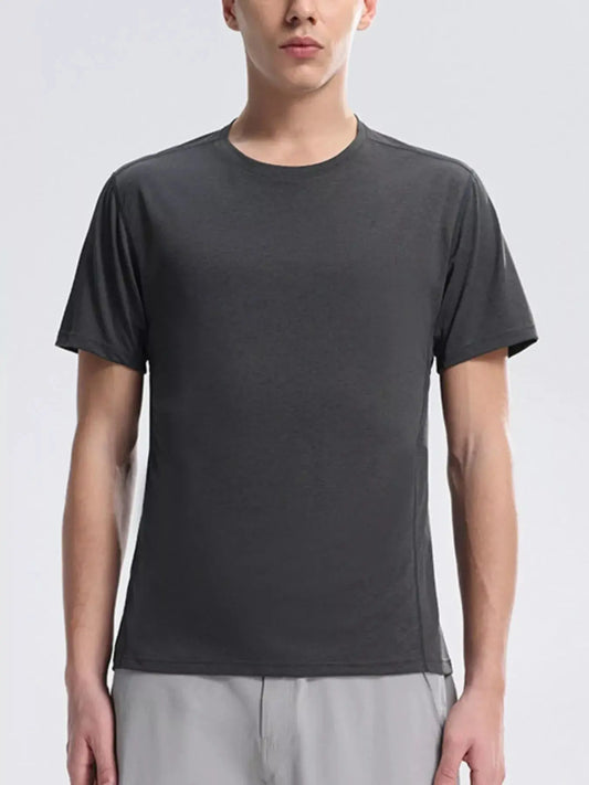Men's Plus Size Round Neck Quick-Dry T-Shirt Simply Love