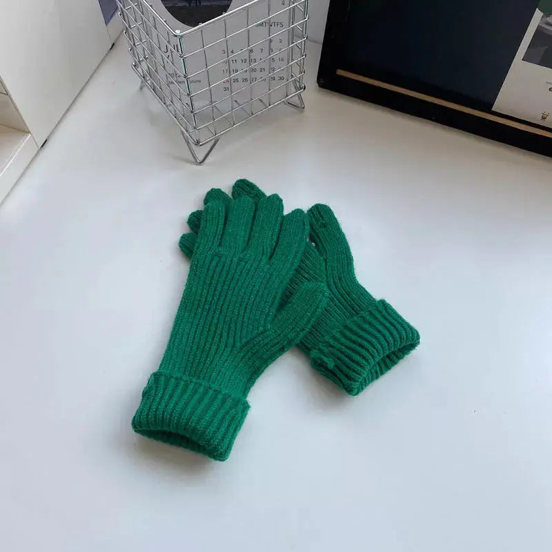 Warm Knitted Winter Gloves Simply Love