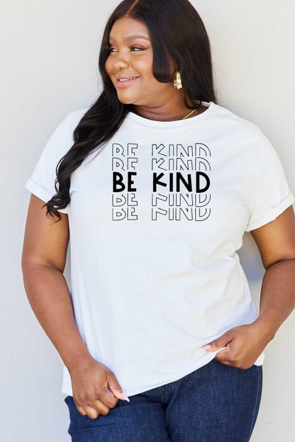 Simply Love Full Size BE KIND Graphic T-Shirt.