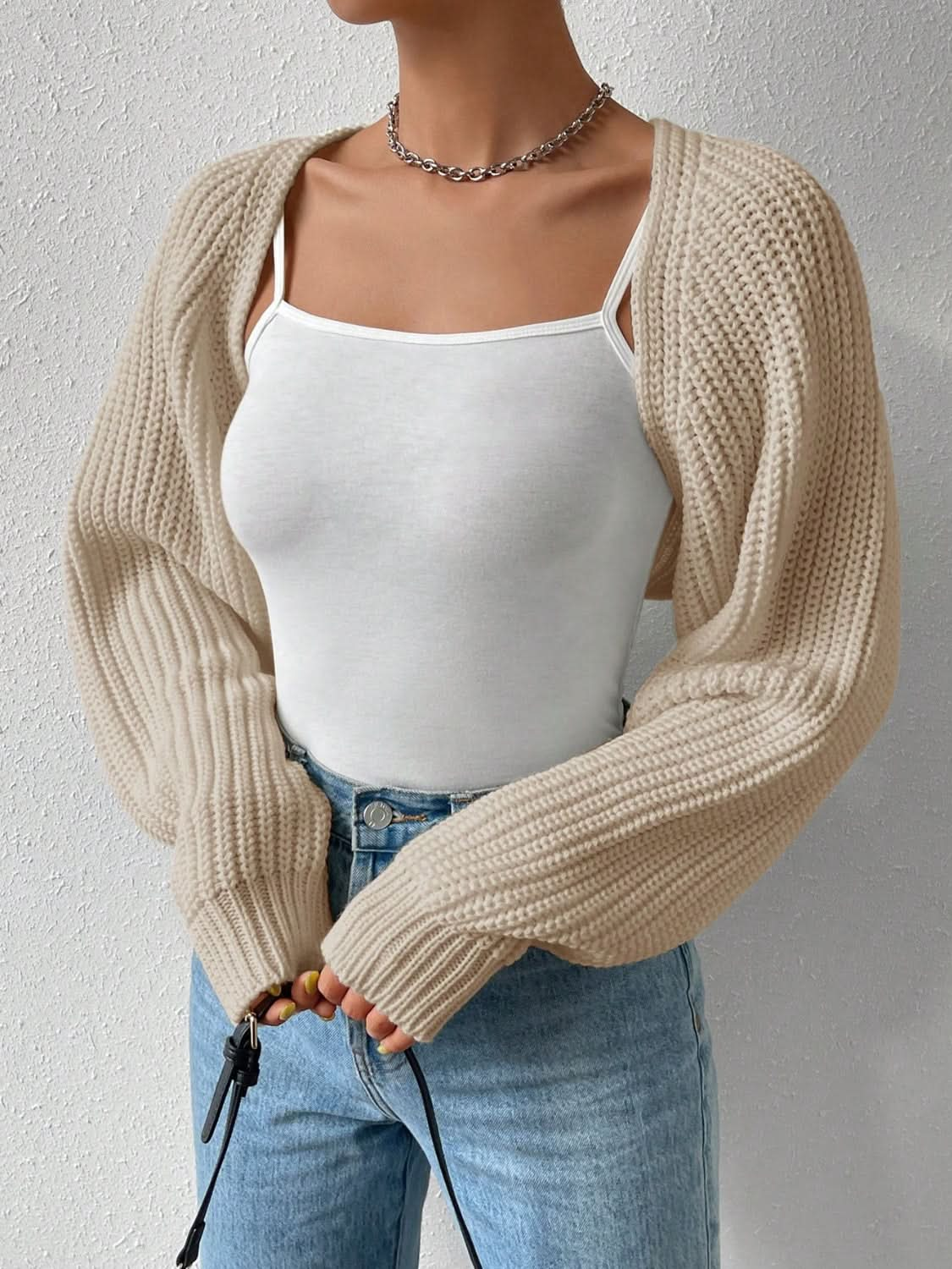 Chic Honey Open Front Cardigan