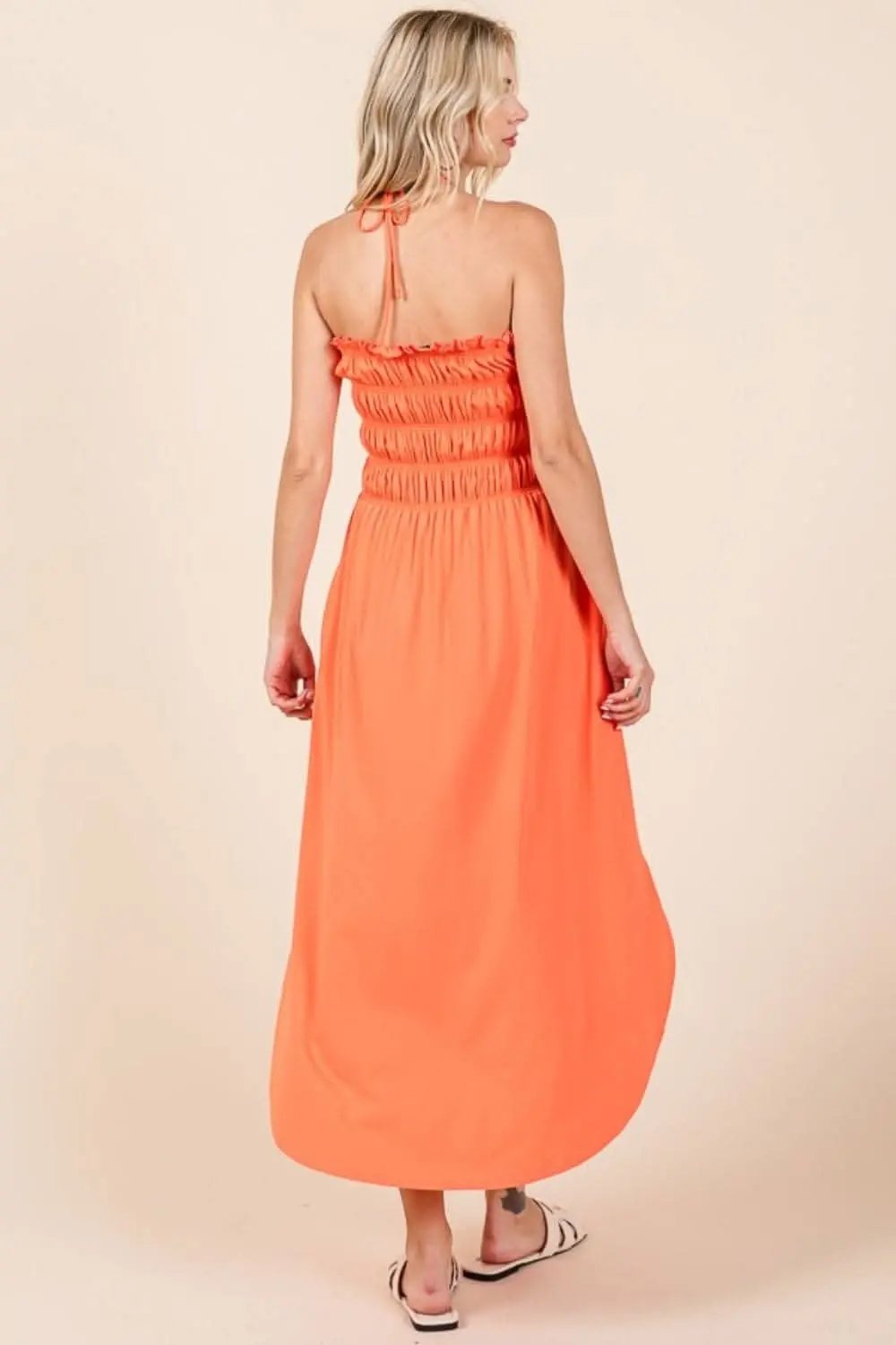 Culture Code shirred dress with pockets - Love Salve 