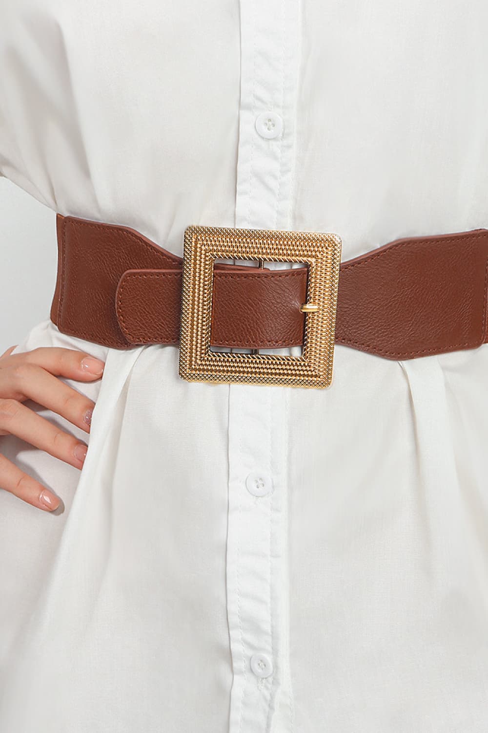 PU Leather Belt.