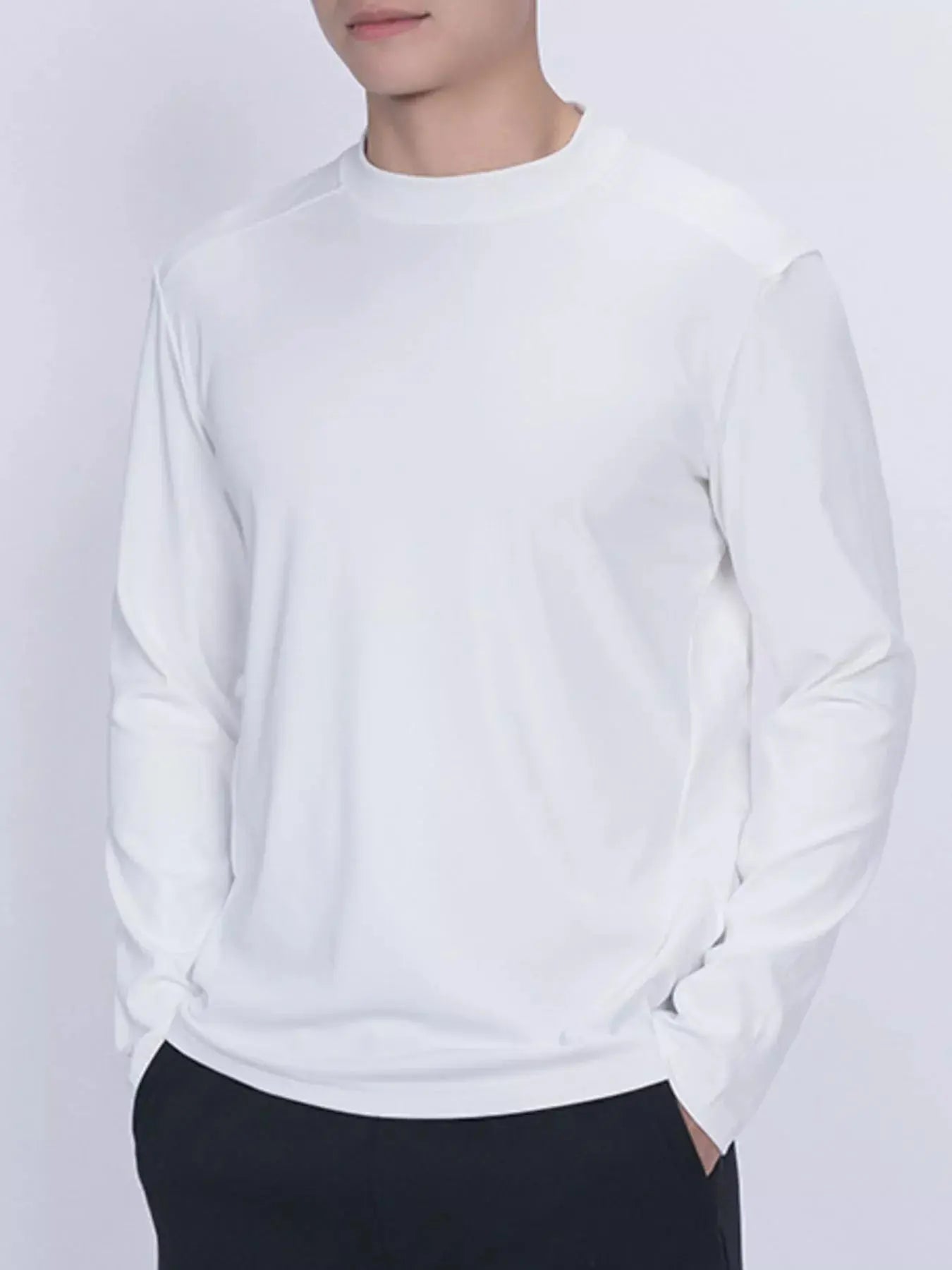 Men's Plus Size Long Sleeve T-Shirt Simply Love