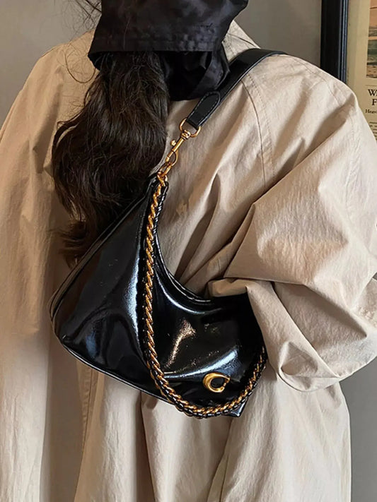 Leather Chain Shoulder Bag Simply Love