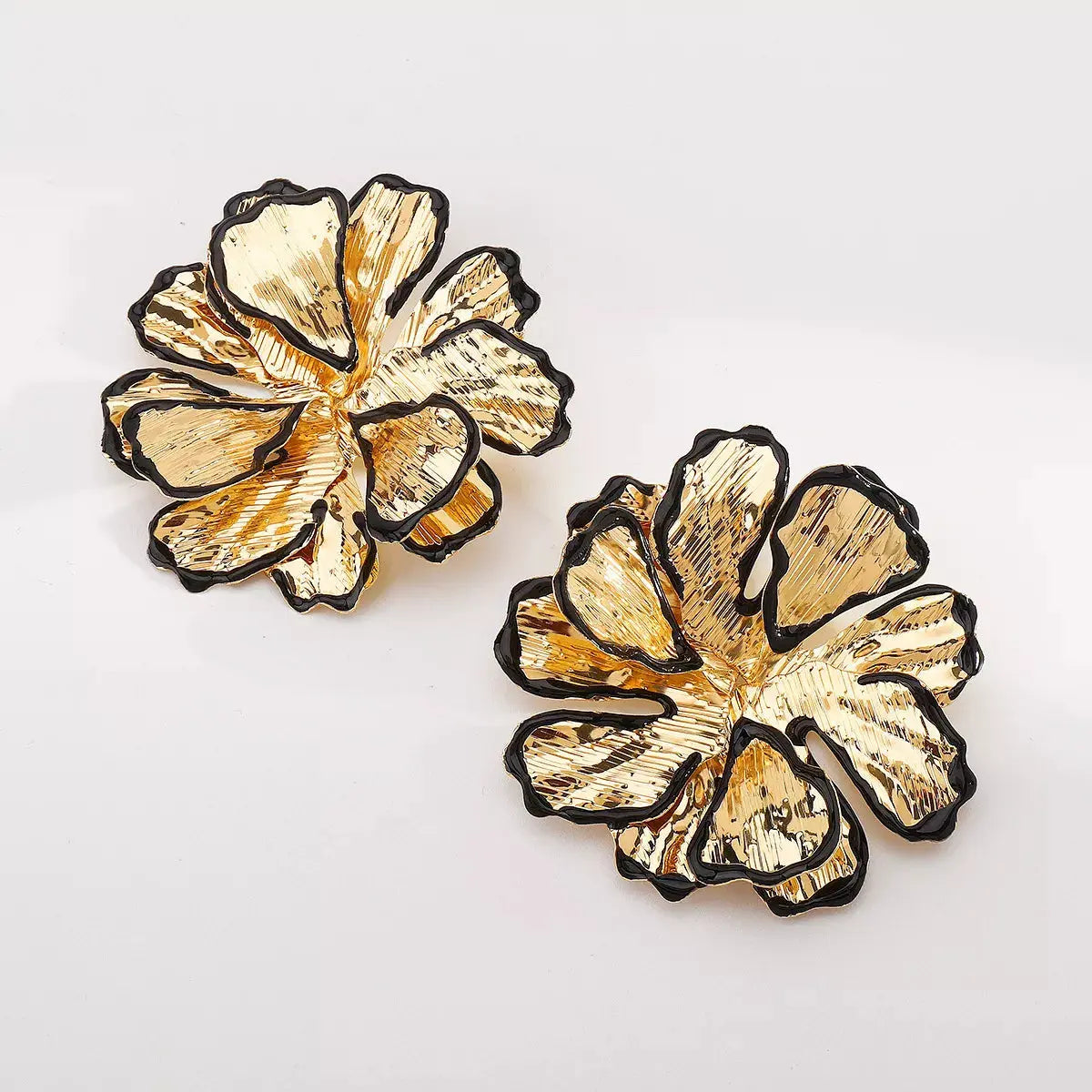 18K Gold-Plated Flower Stud Earrings Simply Love