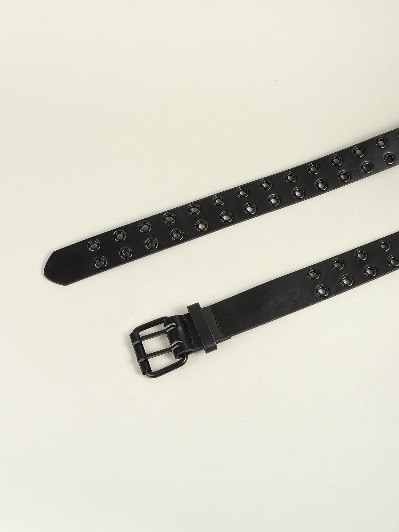 Grommet PU Leather Belt.