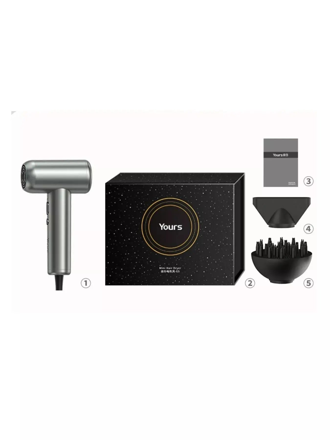 Portable Negative Ion High-Speed Hair Dryer Simply Love