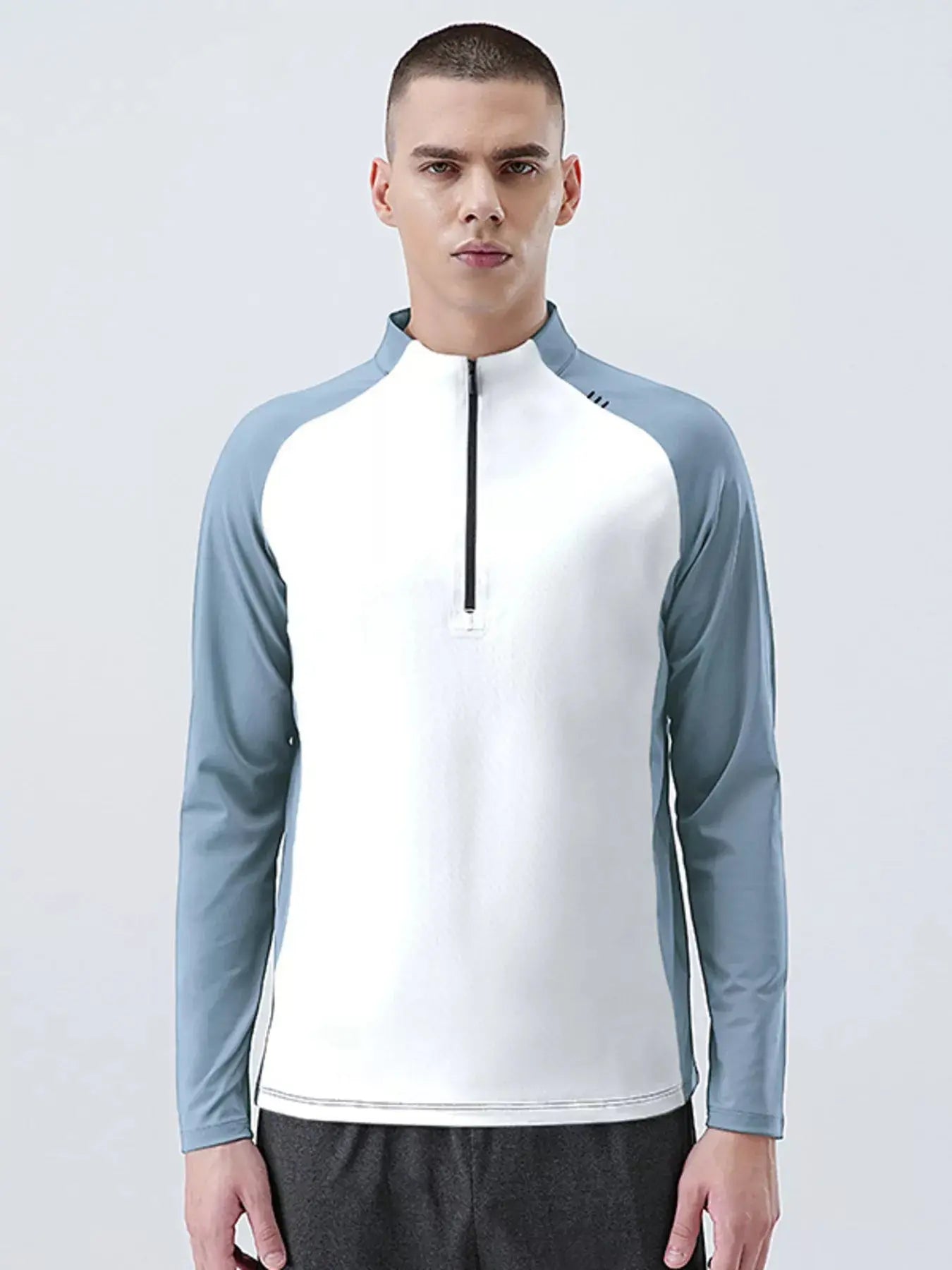 Men's Plus Size Long Sleeve Quick-Dry Active T-Shirt Simply Love