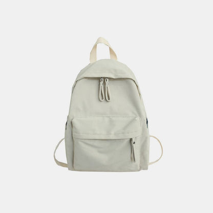 Stylish large cotton zip backpack for everyday adventures