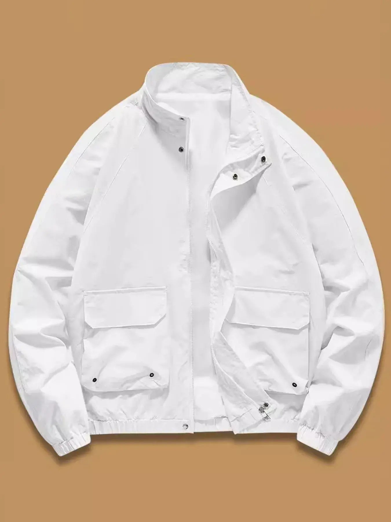 Men's Plus Size Zip Up Long Sleeve Jacket Simply Love