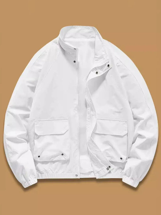 Men's Plus Size Zip Up Long Sleeve Jacket Simply Love