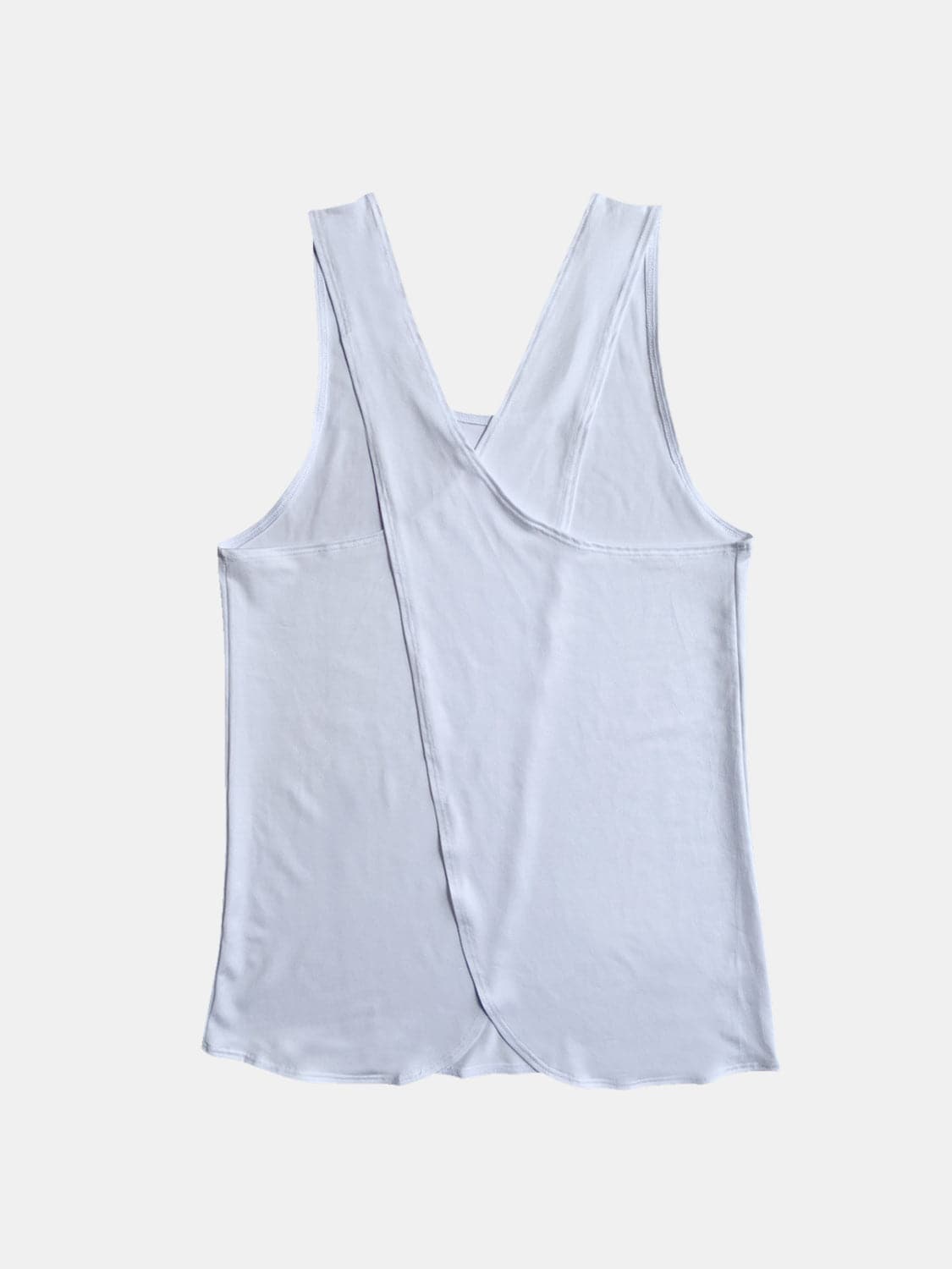 Crisscross Scoop Neck Active Tank.